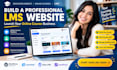 build a professional education website with lms and online courses