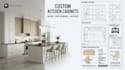 design custom kitchen cabinets in mozaik