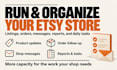 run your etsy store