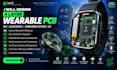 design 4 layer wearable pcb ble bluetooth embedded system firmware iot