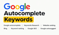rank google autocomplete keywords
