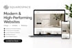 setup, design or redesign squarespace website, squarespace store,