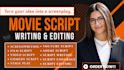 write a compelling short film script or movie screenplay