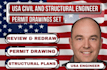 civil and structural engineer permit drawings architect city permit
