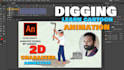 create 2d cartoon animation, 2d character animation
