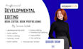 do book proofreading  developmental line editing, novel, nonfiction, manuscript