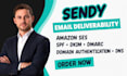 fix sendy deliverability amazon ses spf dkim dmarc domain authentication dns