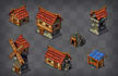 do 2d game environment, tileset, tilemap, background assets, pixel game ui art