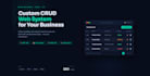 build a complete laravel crud web system with mysql