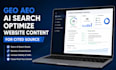 geo aeo ai search chatgpt perplexity optimize website content for cited source