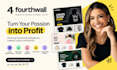 design fourthwall website fourthwall store print on demand merch store