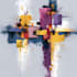 create abstract geometric digital art