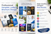 design professional pamphlet, leaflet, flyer and brochure