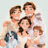 do disney cartoon portrait
