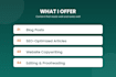 write SEO optimized blog posts and articles