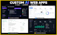 develop a custom ai web app, ai saas, ai website, or ai software