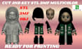 convert reference image to 3d model stl 3mf split part for multicolor printing