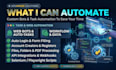 build python automation script, custom web bot and tool