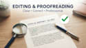 professionally proofread and edit your documents