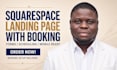 design a squarespace landing page with booking