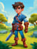 create 2d game character using spine