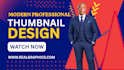 design a professional youtube thumbnail that boosts views