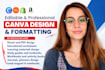 design editable canva ebook educational materials study guides workbook journal