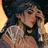 create a custom tarot card character illustration