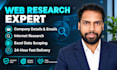 do web research data scraping lead generation copy paste va
