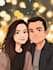 paint custom couple portrait