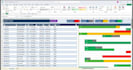 send you a ready made excel hourly time gantt tracker template instantly