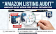 audit your amazon listing images and give design improvement tips