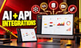 ai, API integration and automation integrations to your web app
