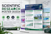 design a professional scientific research poster
