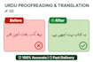 do professional urdu proofreading and translation
