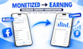 help you with facebook content monetization and page monetization