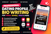 write a catchy tinder dating bio that gets more matches