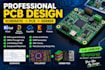 design professional pcb layout, schematic and gerber files