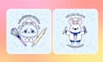 design a cute kawaii mascot character logo