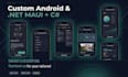 develop a custom android app with net maui