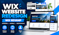 redesign your wix website, revamp wix site and improve its mobile design