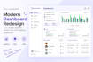 design and redesign modern web apps and dashboards