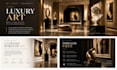 design luxury art and creative powerpoint presentation decks