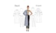 create hand drawn professional garment technical flats front and back