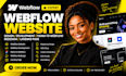 design webflow website development, figma to webflow, redesign, landing page