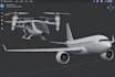 create realistic cinematic 3d airplane animation and uav vtol aircraft modeling