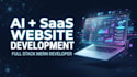 develop ai website, saas website development as full stack developer