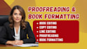 line edit, ebook proofreading, copy edit your manuscript