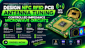 do nfc rfid pcb antenna tuning embedded  controlled impedance microwave circuit