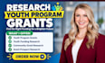 research youth program grant proposal funding community grant proposal writing